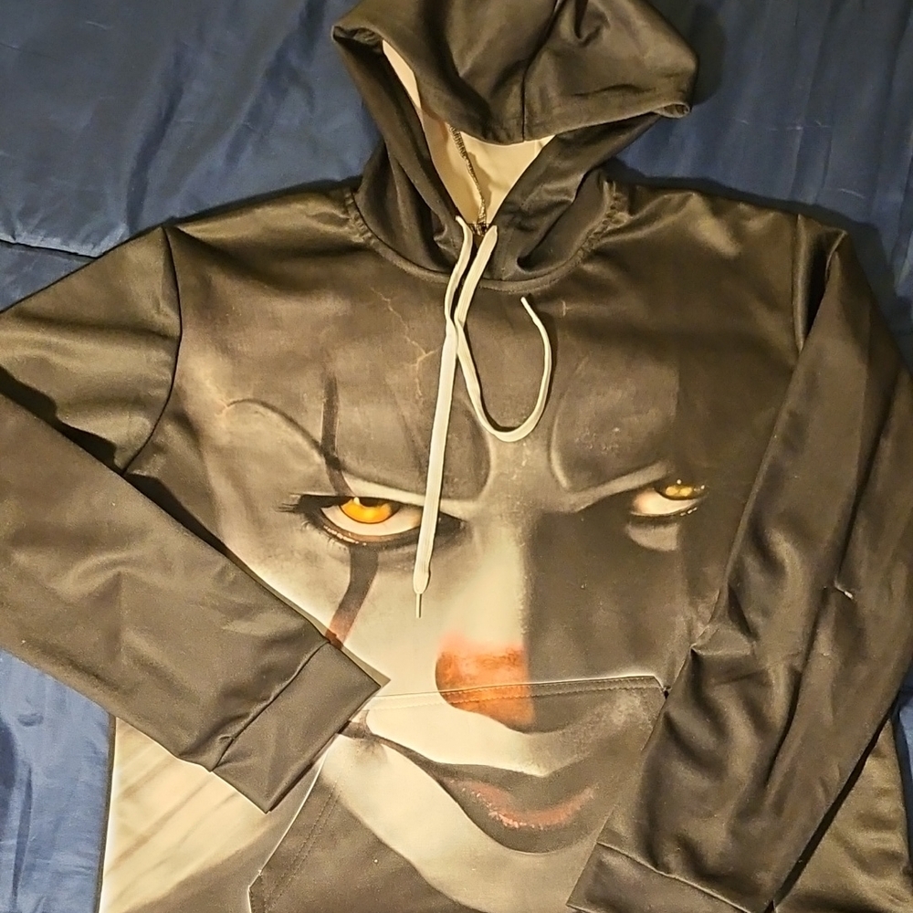 Men's Black Graphic Hoodie